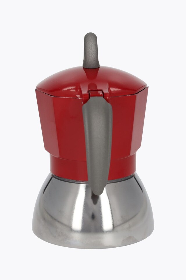 Bialetti Cafetera espresso New Moka Induction 4 Tassen Rojo
