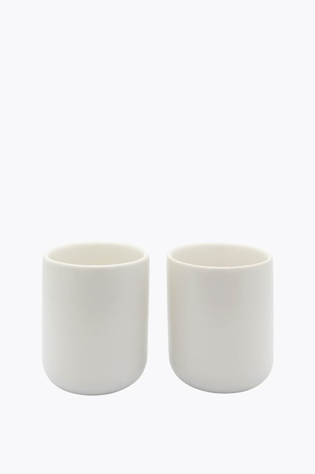 Bredemeijer Taza de té Umea blanco 2-er Set