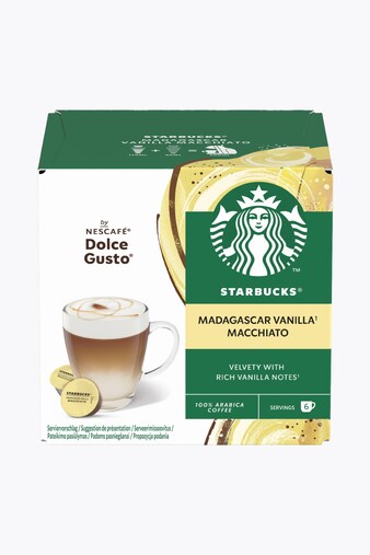 STARBUCKS® by NESCAFÉ® Dolce Gusto® Madagascar Vanilla Macchiato 12x11g