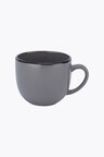 Cosy & Trendy Speckle Grey Cup black rim 240ml