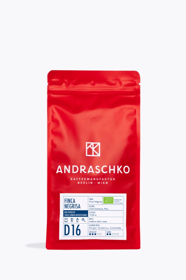 Andraschko Finca Negrisa Bio Descafeinado 250g