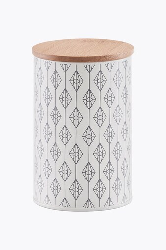 Zeller Present Metal Storage Canister 1l Gray