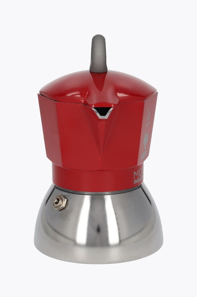 Bialetti Cafetera moka espresso New Moka Induction 4 tazas Rojo