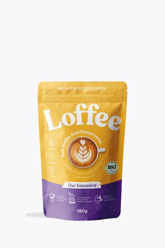 Loffee The Intense Lupin Coffee Organic 180g Ground