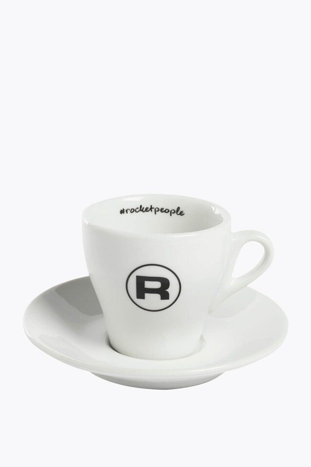 Rocket Flat White Cup White