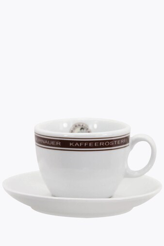 Taza de cappuccino Murnauer con platillo