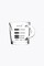 Joefrex vaso de espresso con doble salida