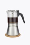 Milu Acero inoxidable Glas Induktion Set de cafetera espresso (5-tlg.) 4 Tassen