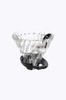 Hario V60 Glass Dripper 02 Coffee Filter (Pour-Over Brewer) schwarz