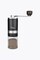 Milu coffee grinder set stainless steel black (4-piece)