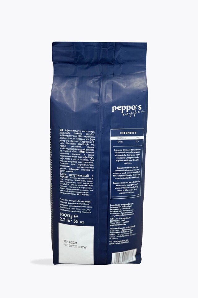 Peppo's Coffee Espresso Cremoso 1kg