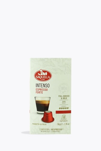 Saquella Bar Italia Intenso 10 Kapseln Nespresso® kompatibel