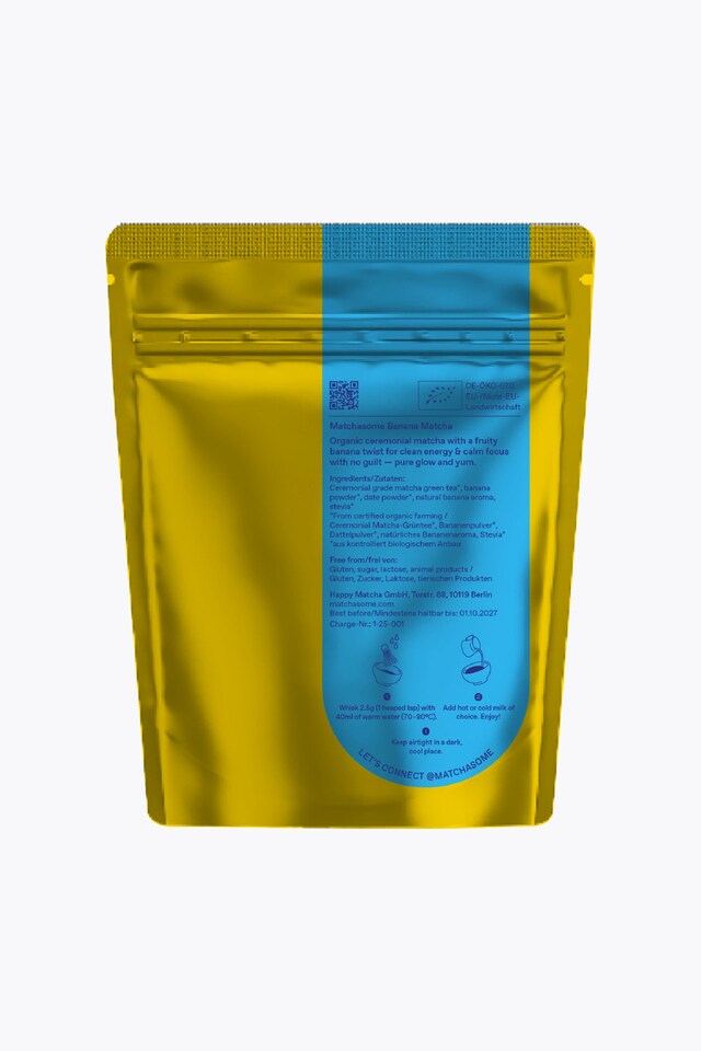 Matchasome Matcha Ceremonial de plátano orgánico 40g