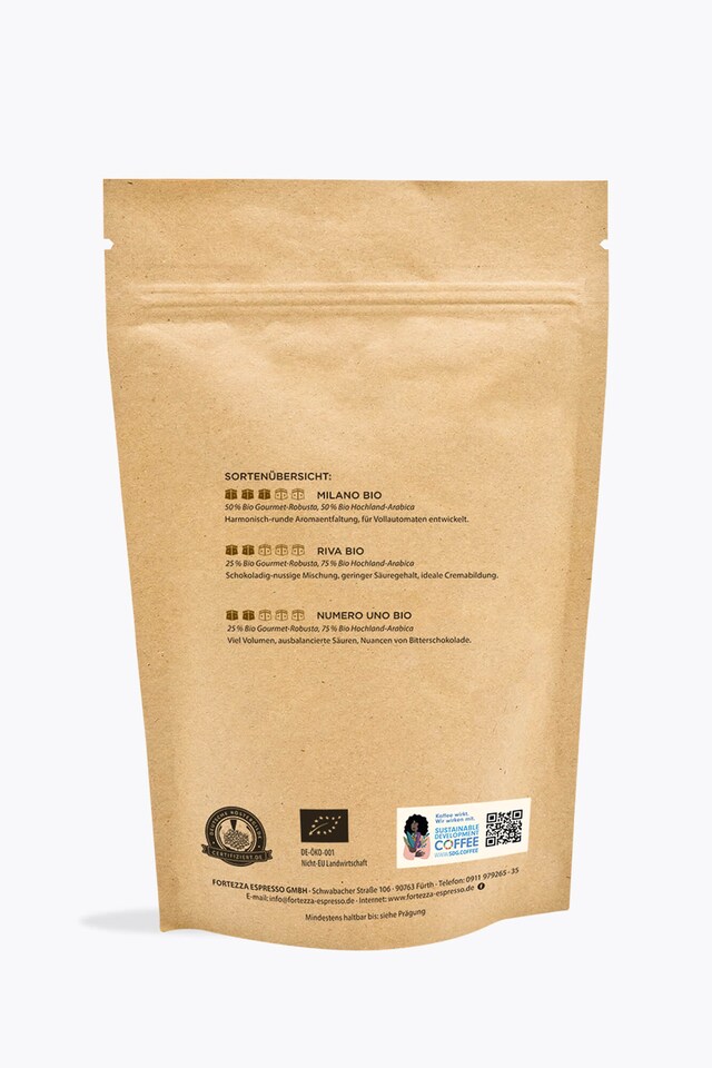 Fortezza Espresso Riva Bio 250g