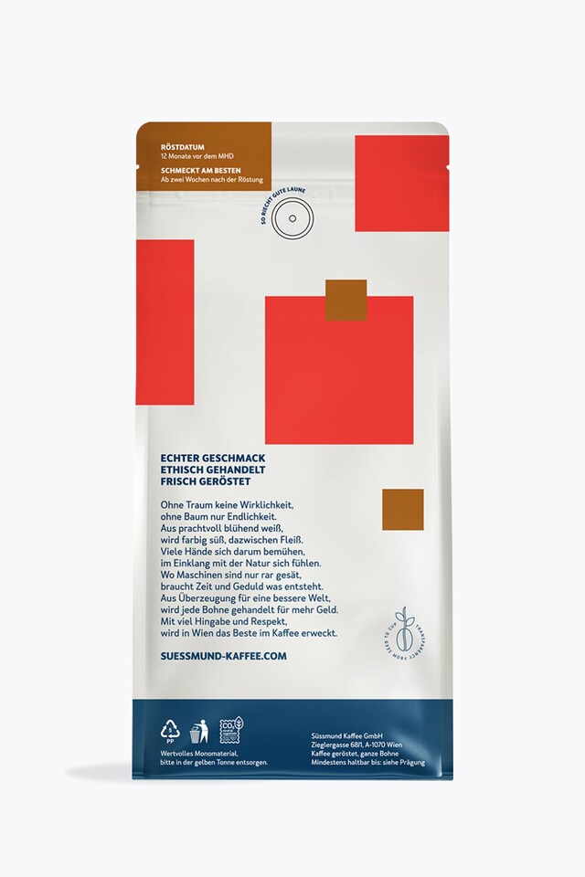 Süssmund Nocciola Bio Espresso Blend 1kg