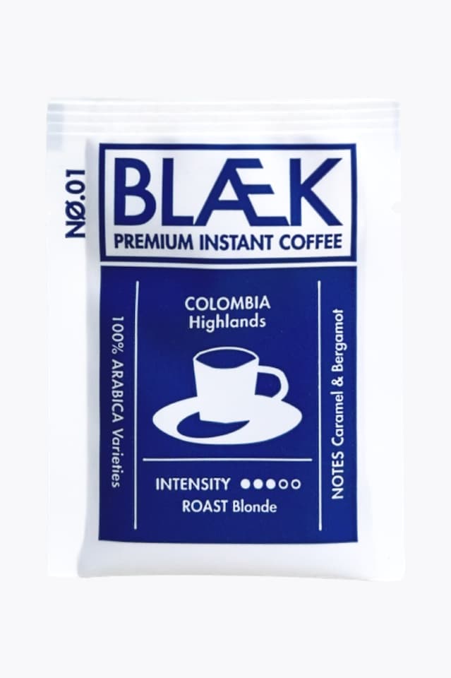 BLÆK Specialty Instant Coffee No. 1 Colombia 21g