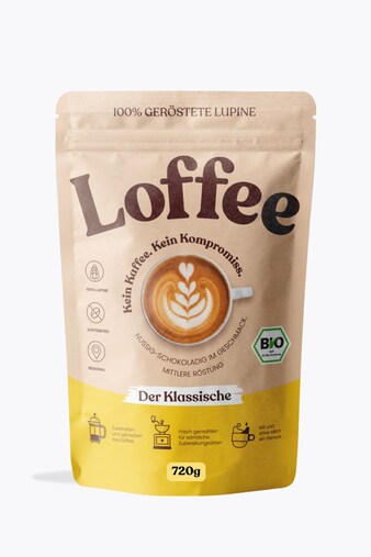 Loffee The Classic Lupin Coffee Organic 720g ground