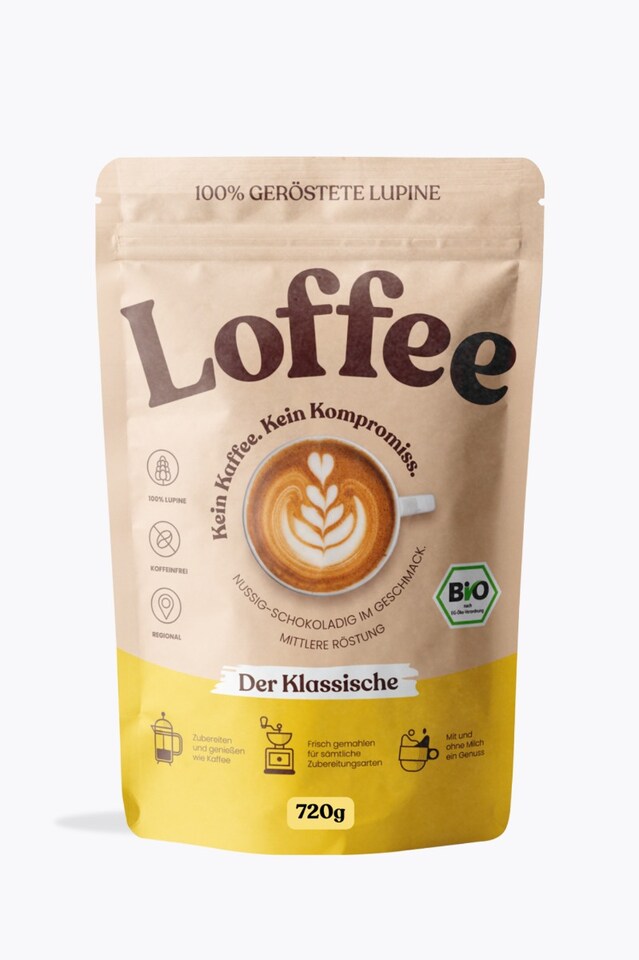 Loffee El clásico café de lupino orgánico 720g molido