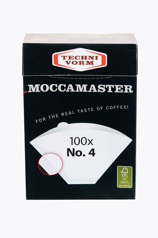 Moccamaster Coffee Filters No. 4, 100 Pieces