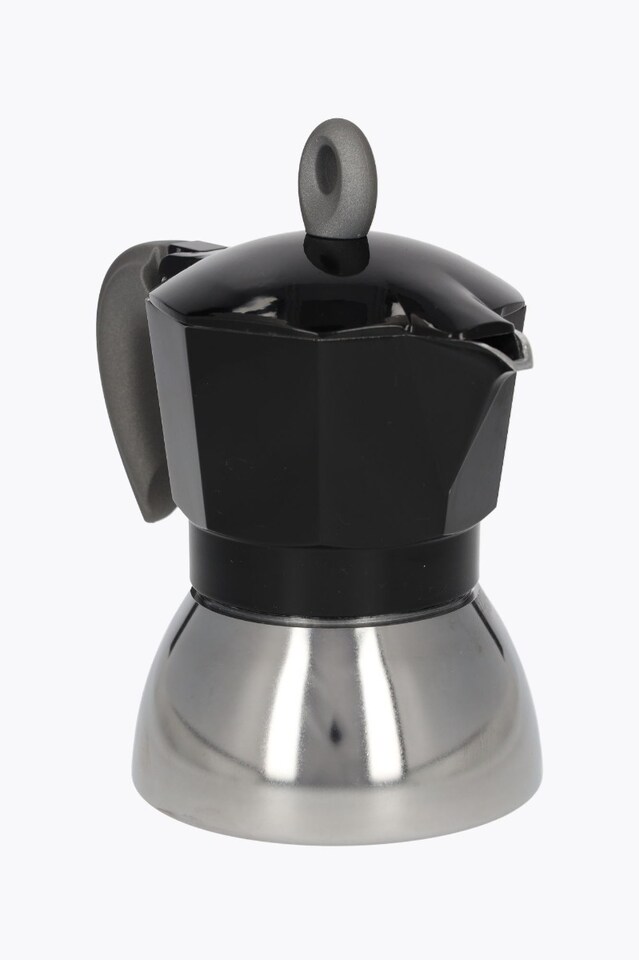 Bialetti Espresso Maker New Moka Induction 4 Cups Black