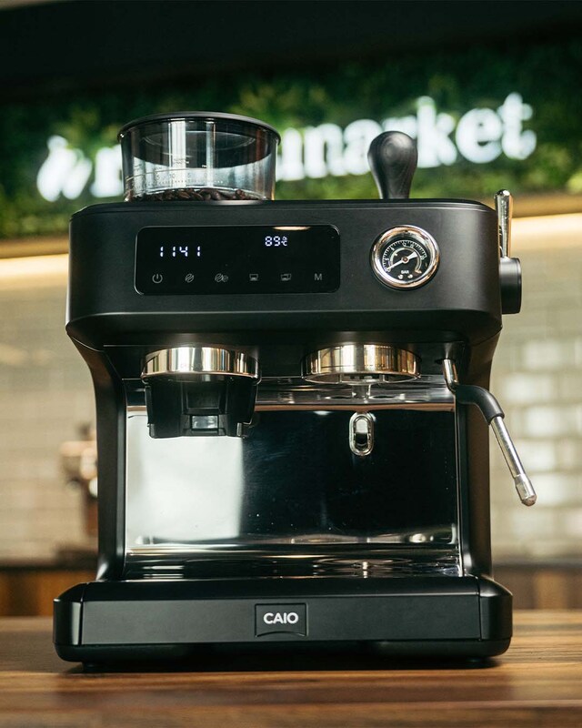 CAIO One Portafilter Machine Black Front