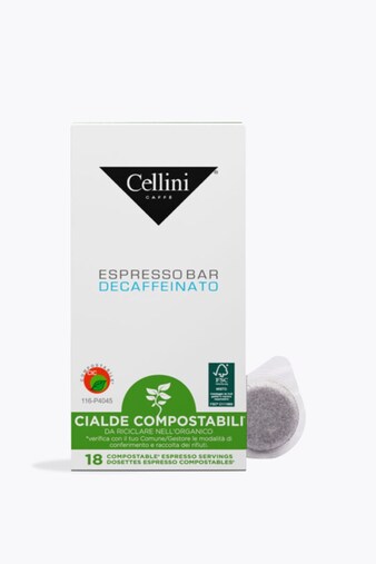 Cellini Espresso Bar Decaffeinato 18 E.S.E. Pods