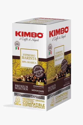 Kimbo Barista 100% Arábica 30 cápsulas compatibles con Nespresso®