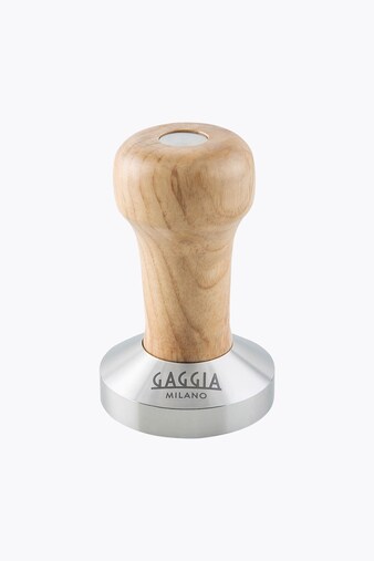 Gaggia Tamper con mango de madera de fresno 58 mm