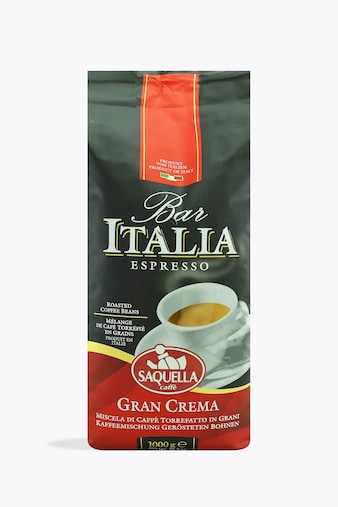 Saquella Bar Italia Espresso Gran Crema 1kg