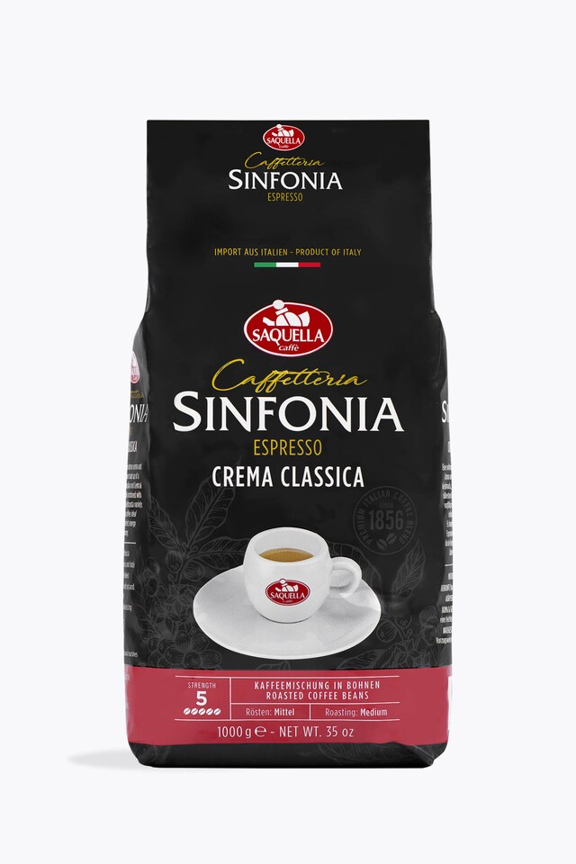 Saquella Caffetteria Sinfonia Espresso Crema Classica 1kg