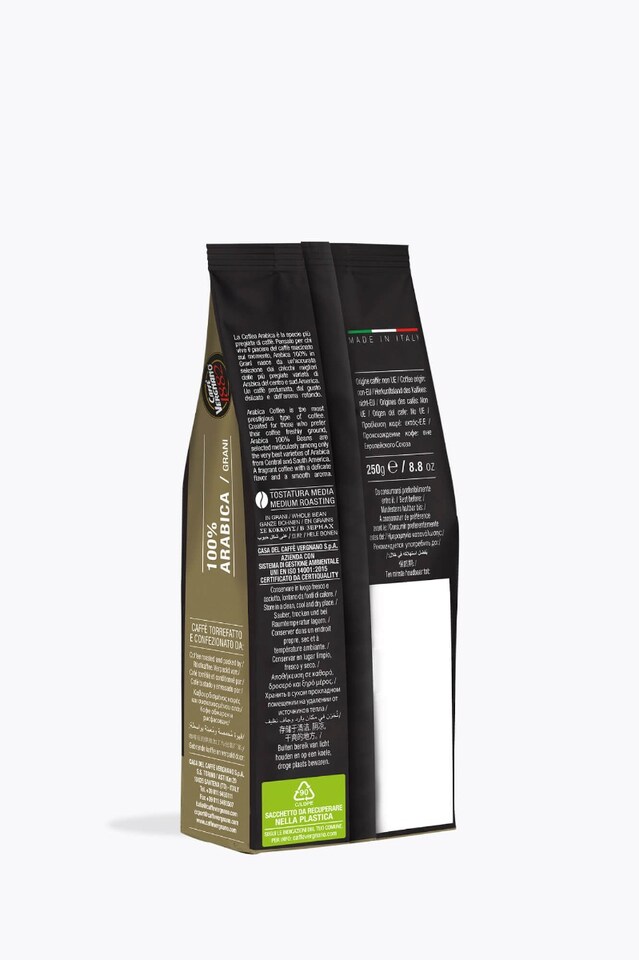 Caffè Vergnano 100% Arabica Coffee Beans 250g