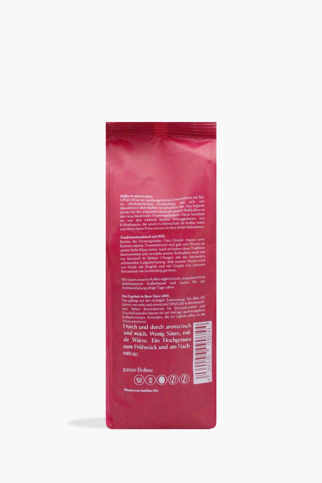 Dinzler Coffee Columbia 250g back