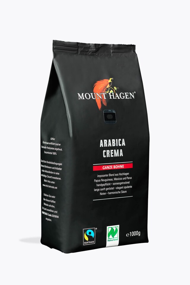 Mount Hagen Arabica Crema Bio 1 kg