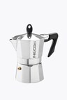 Pedrini polished aluminum coffee maker for 3 cups