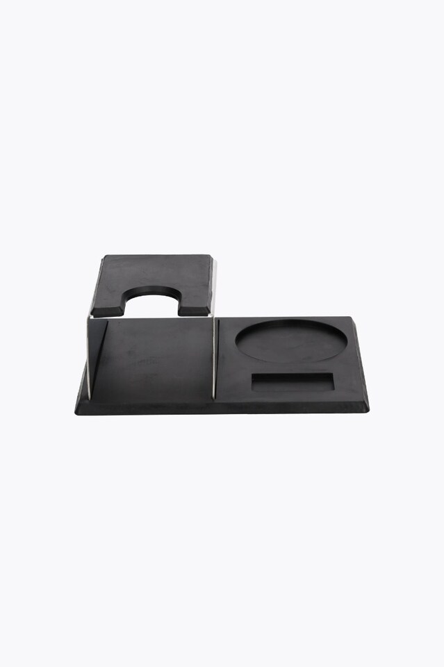 Motta Tamper Station Black/Stainless Steel
