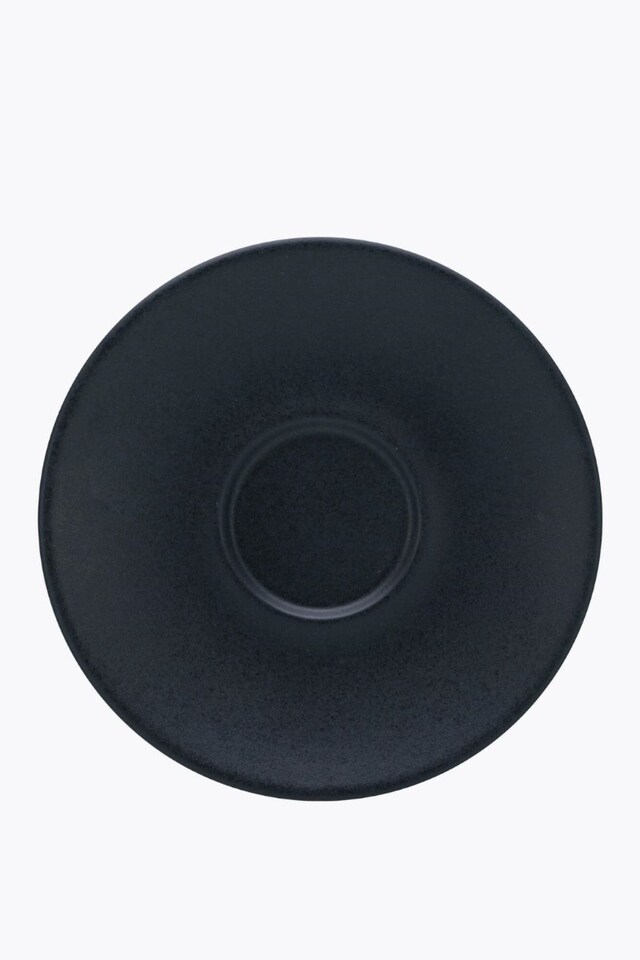 CreaTable Soft Touch espresso saucer black