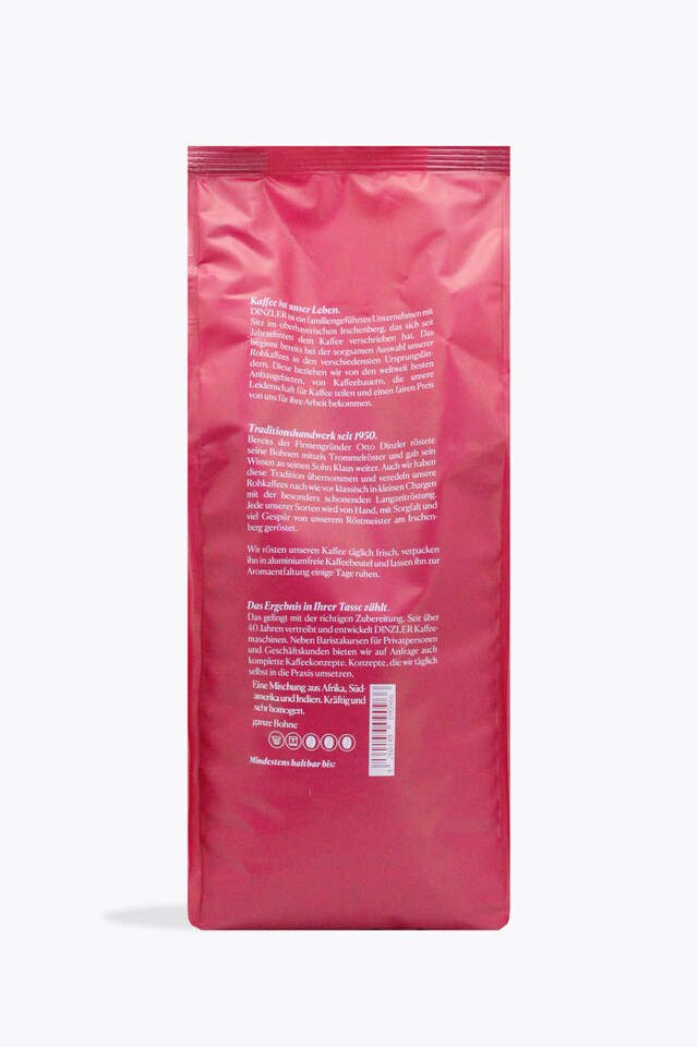 Dinzler Coffee Premium 1kg back