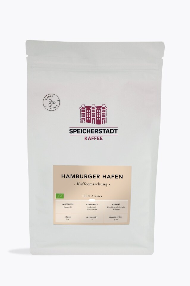 Mezcla de café Speicherstadt Hamburger Hafen orgánico 1kg