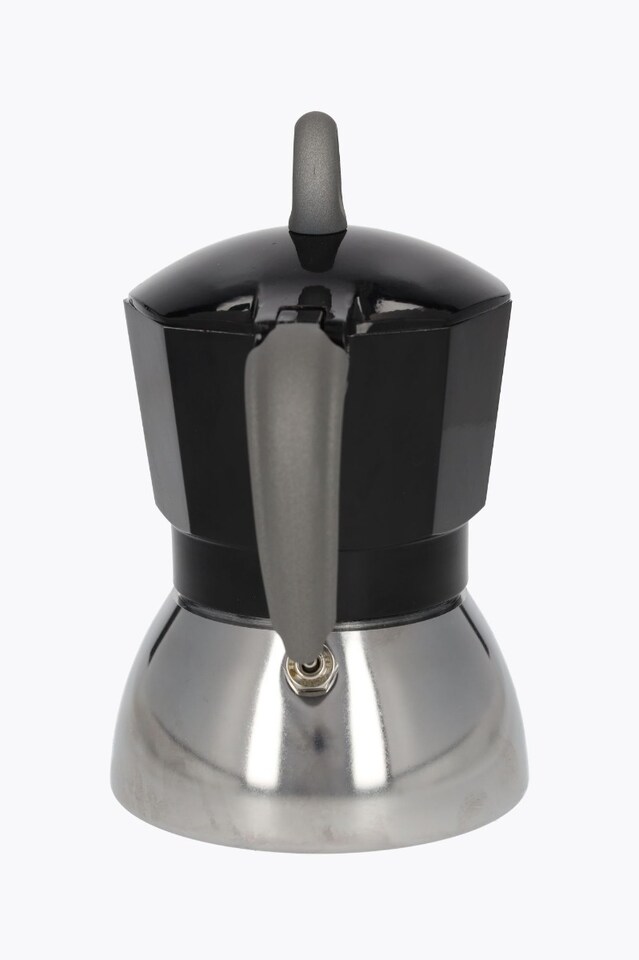 Bialetti Espresso Maker New Moka Induction 4 Cups Black