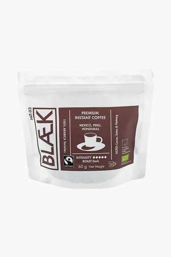 BLÆK Organic Instant Coffee No. 3 Dark Roast Organic 60g
