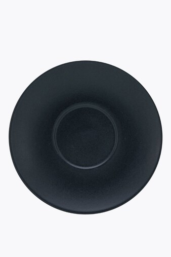 CreaTable Soft Touch Cappuccino Saucer Black
