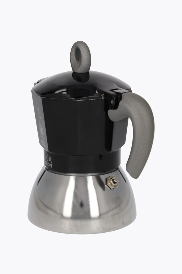 Bialetti Espresso Maker New Moka Induction 4 Cups Black