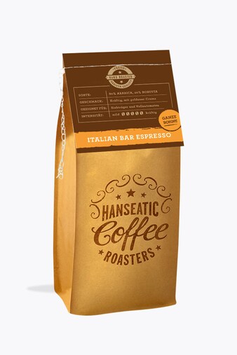 Hanseatic Coffee Roasters Café espresso Bar Italiano 1kg