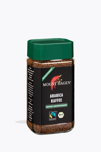 Mount Hagen Arabica Instant Coffee Decaffeinated Organic 100g