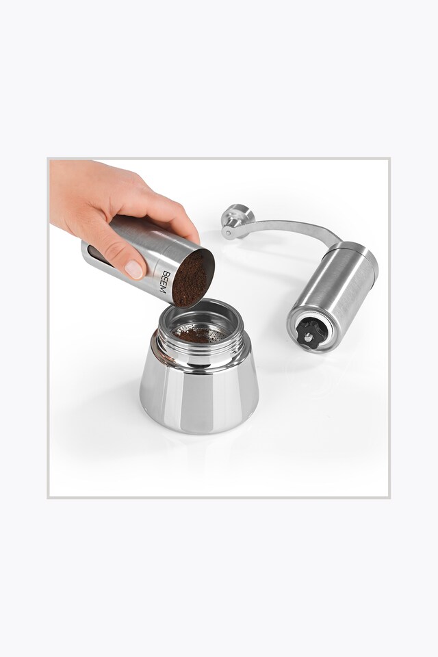 BEEM Coffee Grinder manuell 40g Stainless Steel