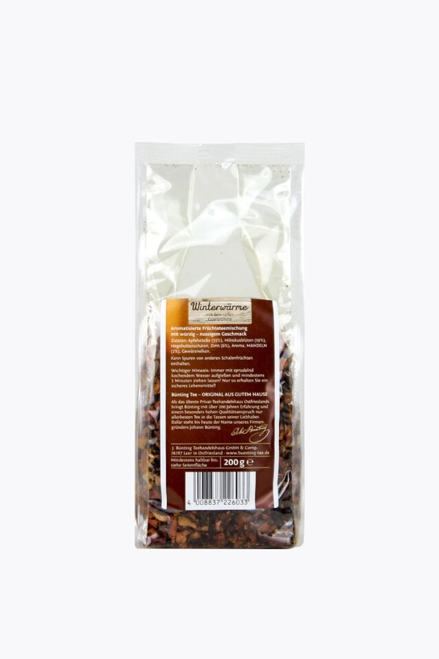 Bünting Tea Winterwärme 200g loser Tea