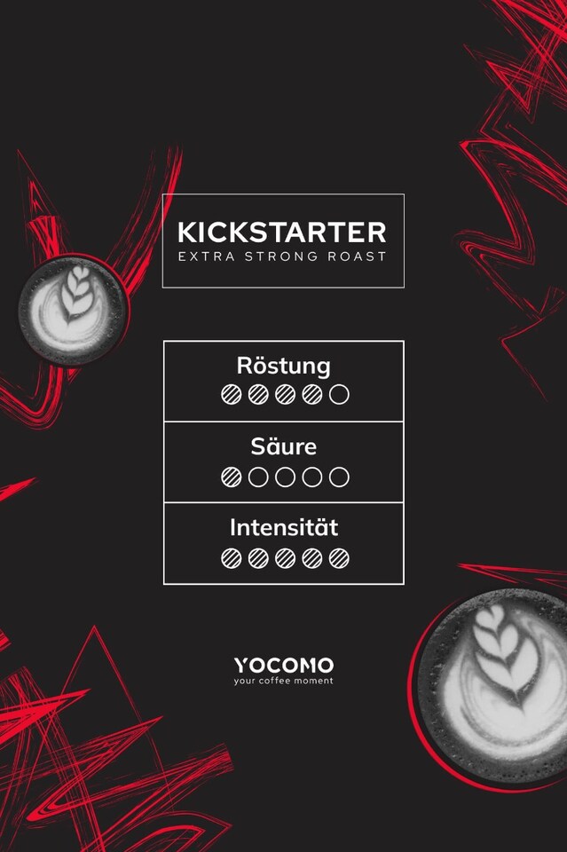 YOCOMO Kickstarter Extra Strong Roast 1kg