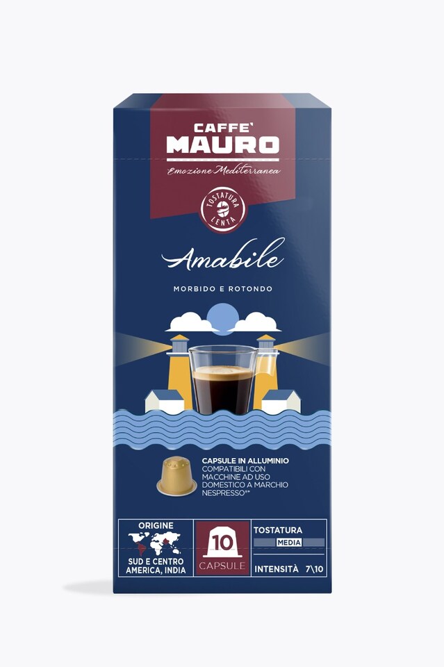 Caffè Mauro Amabile 10 Nespresso® Compatible Capsules