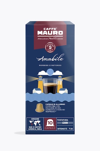 Caffè Mauro Amabile 10 Nespresso® Compatible Capsules