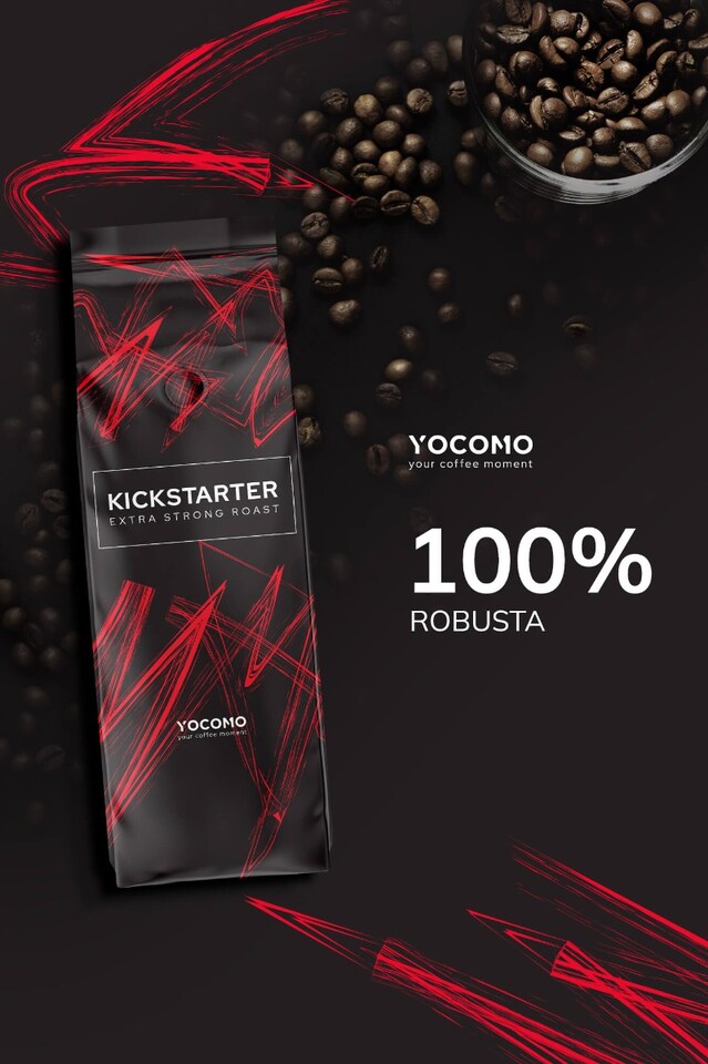 YOCOMO Kickstarter Extra Strong Roast 1kg